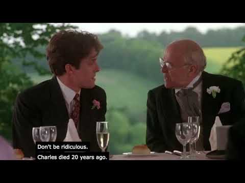 Four Weddings and a Funeral Clip How do you do? My name's Charles