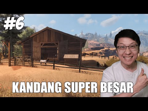 Bikin Kandang Super BESAR & Ternak Lebah - Cowboy Life Simulator Indonesia - Part 6