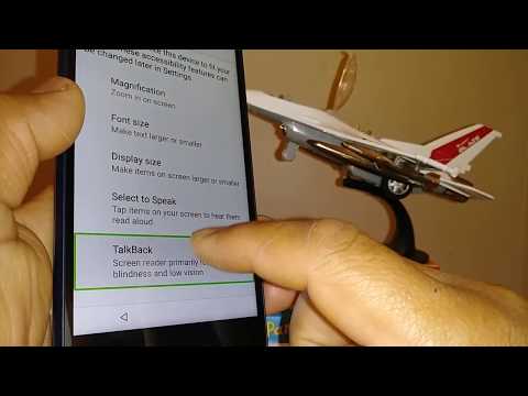 Turn off Voice talk Back on Nokia 2V from initial programming screen // turn off voice assistant