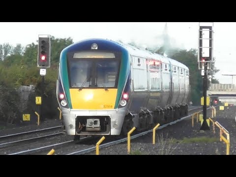 Irish Rail 22000 Class Intercity Trains x 2 - Clondalkin Station, Dublin
