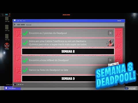 DESAFIOS DEADPOOL SEMANA 8