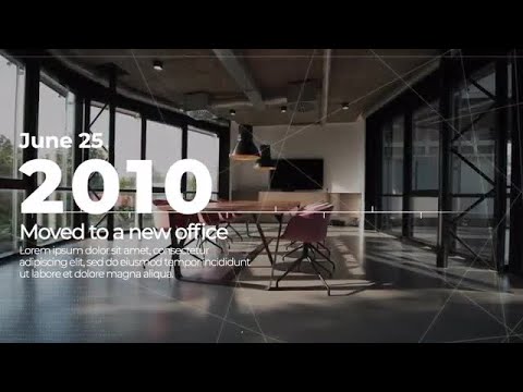 Corporate Timeline Slideshow Final Cut Pro Templates
