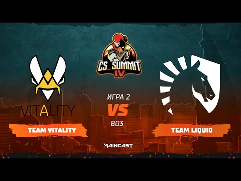 Team Liquid vs Team Vitality [Map 2, Overpass] (Best of 3) | cs_summit 4