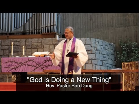 "God is Doing a New Thing”-GGUMC Service for Sunday, April 2nd, 2022