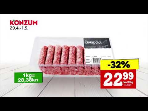 Konzum vikend akcija od 29.04.-01.05.2017.