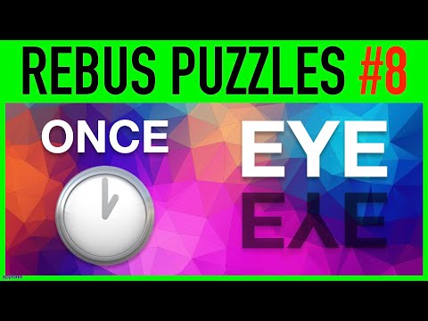 Rebus Puzzles with Answers #8 (20 Picture Brain Teasers)