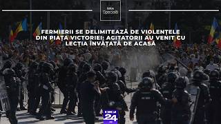 Ediție specială. Fermierii se delimitează de violențele din Piața Victoriei