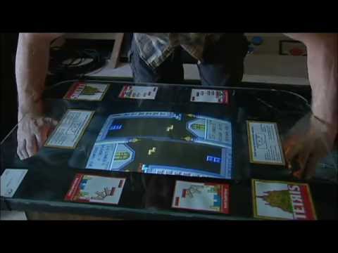 Tetris Arcade Game Cocktail Table in a Mappy Cabinate!