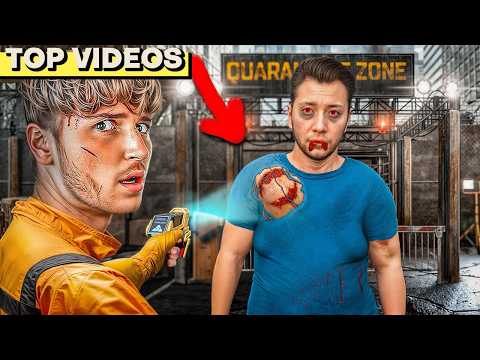 Working at a Zombie QUARANTINE ZONE for 24 HOURS