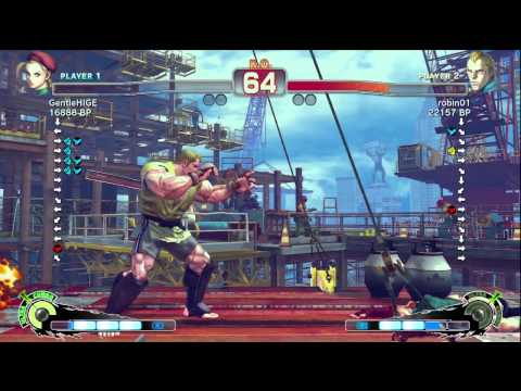 robin01 [Abel] vs GentleHIGE [Cammy] SSF4 Japanese Online Ranked Matches - TRUE-HD