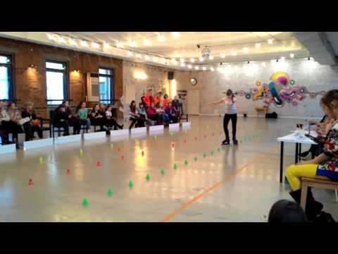 Группа D : Шемякинская Яна - 1 место / Федерация роллер спорта Санкт-Петербурга LifeNews