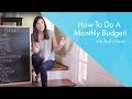 How To Do A Budget