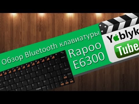 фото портативная клавиатура rapoo e6300 0