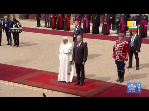 Cérémonie de bienvenue et visite de courtoisie au président de la République