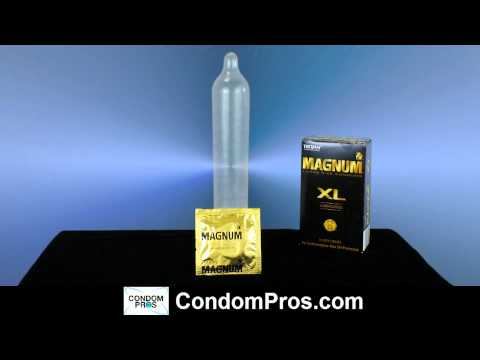 Trojan Magnum Bareskin Large Size, Premium Quality Latex Condoms, 24 Count