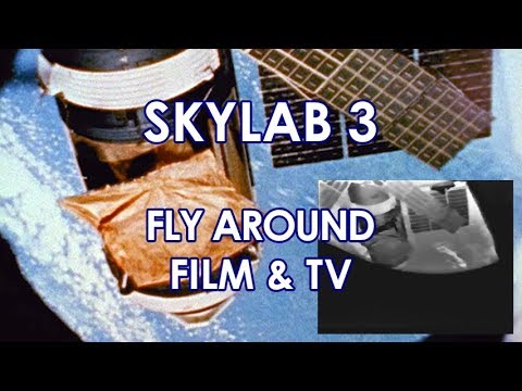 SKYLAB 3 Fly Around Speed Corrected TV & Film (1973/7/28)