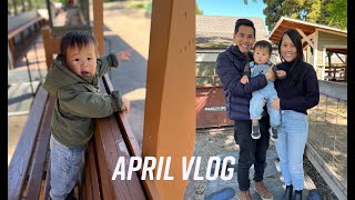 April Vlog (18 month doctor appt, first farm visit and noodles!)