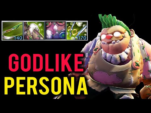 NEW PERSONA TOY PUDGE First Pro Godlike Gameplay Crazy Battle by Supernova ft Bamboe Epic Dota 2