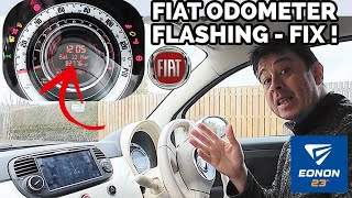 Fiat Odometer Flashing After New Radio? - How To Fix Through Canbus + Wrong Door Open Message!