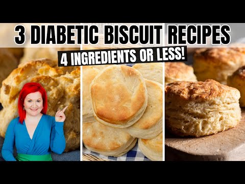 3 EASY Diabetic Biscuit Recipes You NEED NOW | 4 INGREDIENTS ONLY | Low Carb Biscuits for Diabetics
