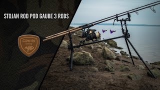 Stojan Giants fishing Rod Pod Gaube 3 Rods