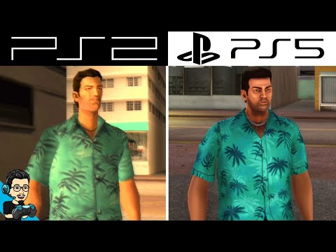 GTA Vice City - PS2 Original v/s PS5 Remaster (Definitive Edition) - Graphics Comparison