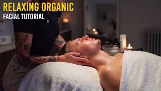 Men's Relaxing Facial Using Only Natural Organic Ingredients
