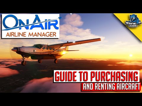 OnAir Game 2020: How to Purchase or Rent Aircraft in OnAir