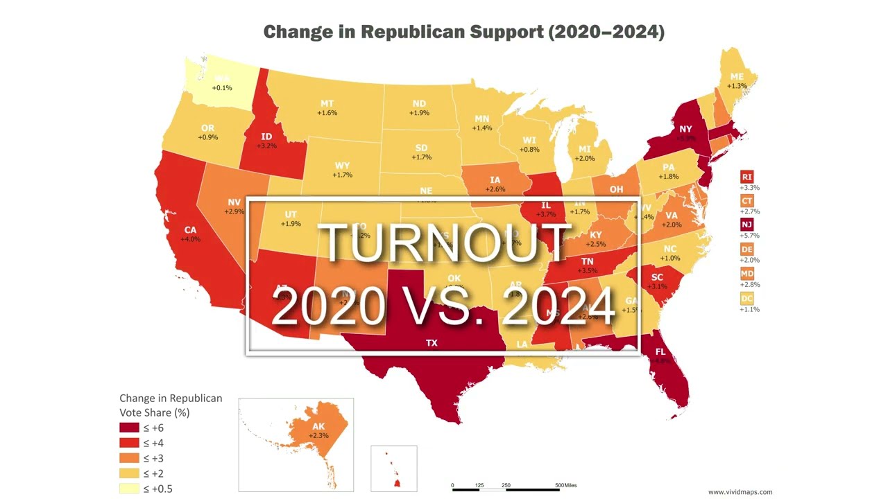 America's Political Earthquake: How the 2024 Election Map Changed