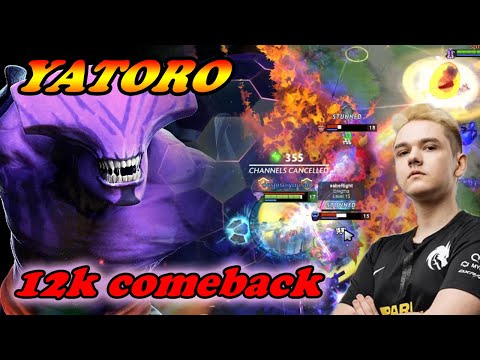 Yatoro Faceless Void incredible Black Hole dodge | Immortal Best Ranked Gameplay