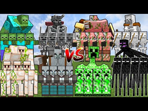 MASSIVE MUTANT ARMY TOURNAMENT | Minecraft Mob Battle