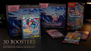 Ouverture de 30 boosters Pokémon Chaos Ascendant : rentable ou pas ?