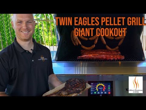 Twin Eagles Pellet Grill Demo -UNBELIEVABLE FEATURES!