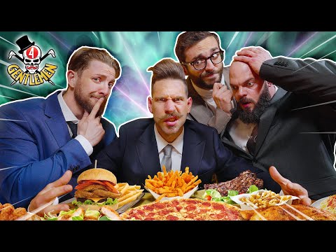I EAT ALL THE GENTLEMEN'S MEALS IN 20 MINUTES - @xMurryPwNz , @TheMerluzz and @DANNY_LAZZARIN
