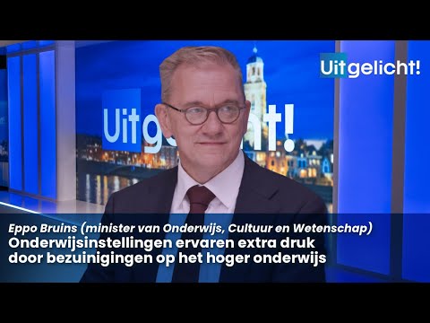 Featured! May 26, 2025 - Minister Eppo Bruins on the cuts in higher education