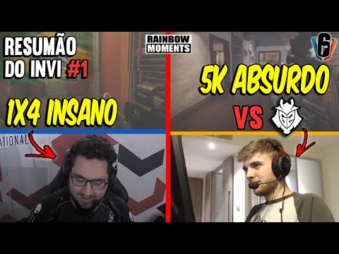 5K ABSURDO DO ALEMAO CONTRA A G2, PALUH GANHANDO 1x4, ACE DO SOULZ - RESUMÃO DO INVITATIONAL DIA 01