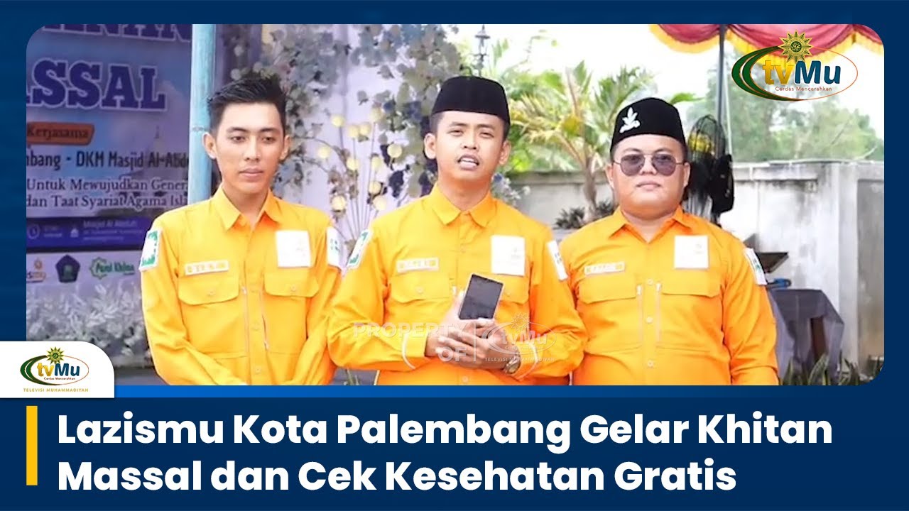 Lazismu Kota Palembang Gelar Khitanan Massal dan Cek Kesehatan Gratis