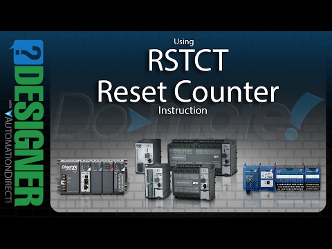 BRX Do-more Designer Using the RSTCT Instruction from AutomationDirect