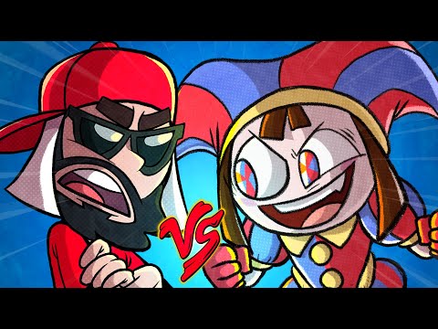 Pomni (The Amazing Digital Circus) Vs. Mussa - Batalha de Rap (Desenho Animado)