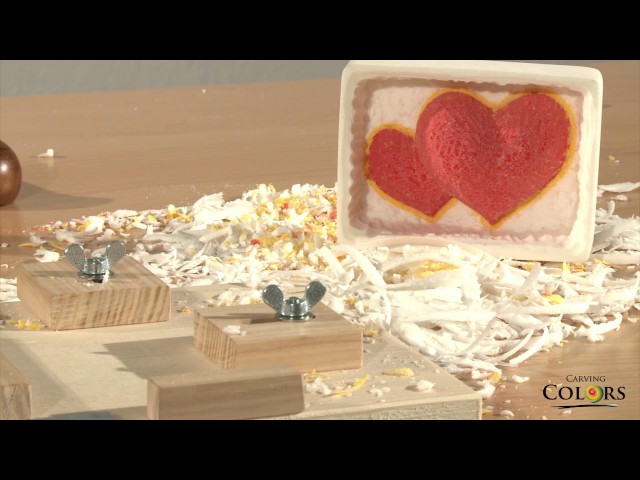 Video Teaser für 3D-Relief zwei Herzen