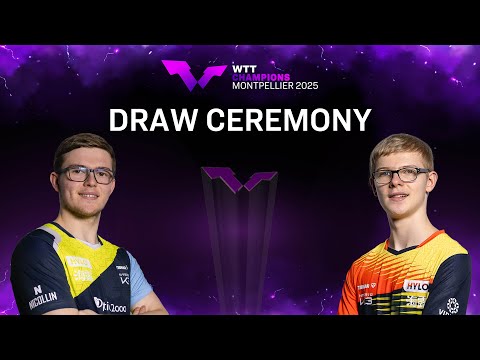 LIVE! | Draw Ceremony | Champions Montpellier 2025
