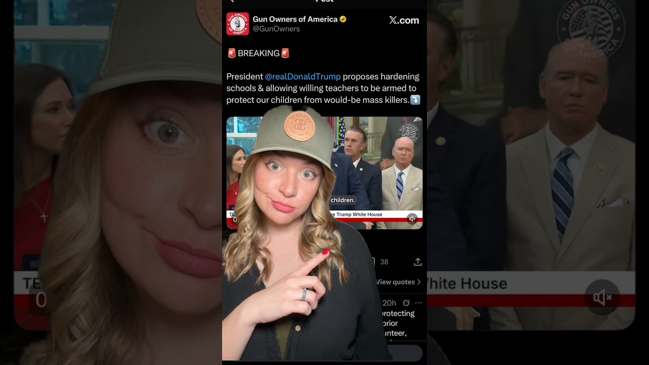 Trump Responds to Tragedy With Pro-2A Proposal?!?￼ #2ndamendment #shortsfeed #shorts #shortsvideo
