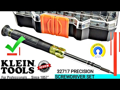 KLEIN TOOLS 32717 Precision Screwdriver Set Review!
