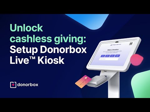Donorbox Live™ Kiosk Tutorial | Increase Donations Easily at Venues & Events