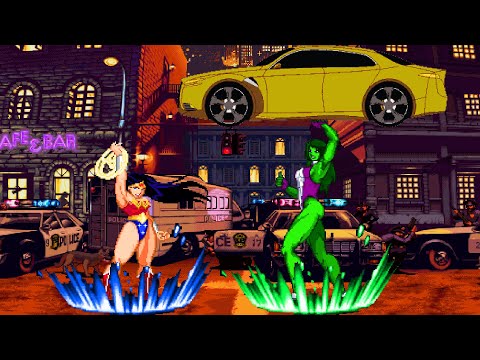WONDER WOMAM VS SHE HULK! THE MOST INSANE FIGHT EVER!