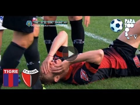 ¿Era para roja? Tigre 0 - Colón 0. Fecha 9. Torneo Inicial 2013. Fútbol Para Todos