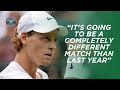 "I know him better" Jannik Sinner looks ahead to REMATCH against Djokovic | Wimbledon 2023