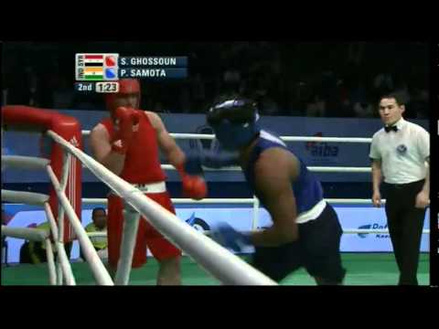 Super Heavy (+91kg) SF - Ghossoun (SYR) vs Samota (IND) - 2012 AIBA Asian Olympic Qualifying Event