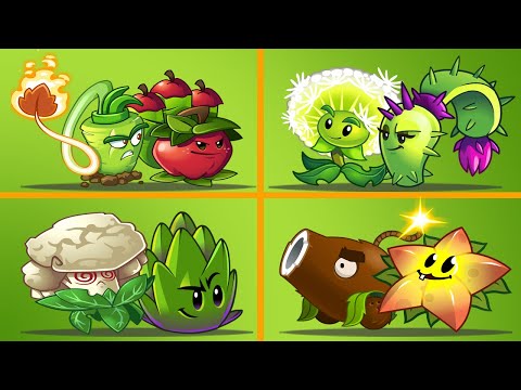 Plants Vs Zombies 2 Gameplay  4 Random Team Plants Power Up Vs Team Zombies PvZ 2