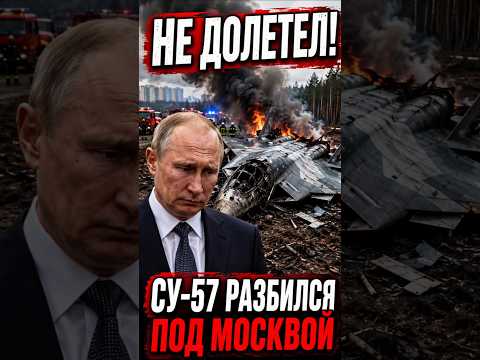 Не долетел! Су-57 разбился под Москвой